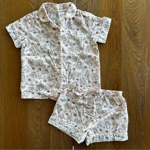 May Gibbs Darling Adorable Floral Kids Pajamas Set - Pink | Size 4
